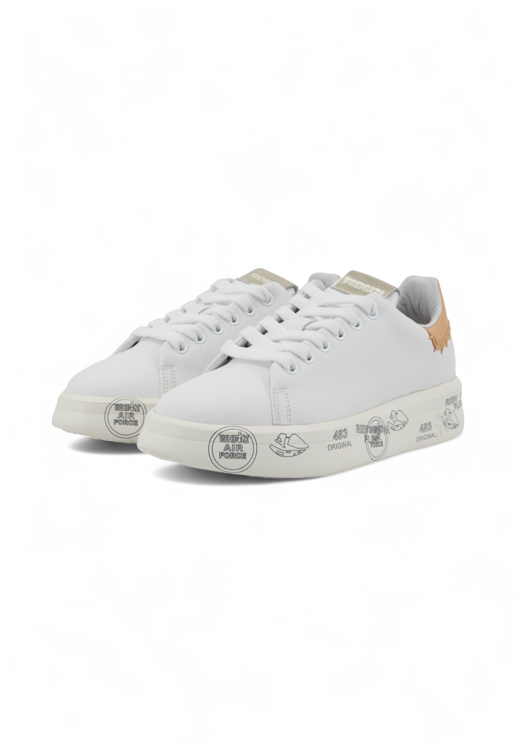 PREMIATA Sneaker Donna White BELLE-6711 - Sandrini Calzature e Abbigliamento