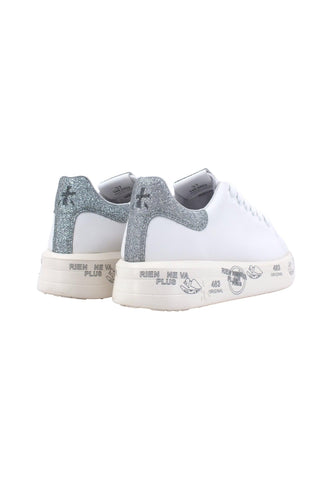 PREMIATA Sneaker Donna White Silver BELLE-4903 - Sandrini Calzature e Abbigliamento
