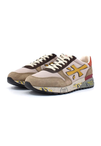 PREMIATA Sneaker Uomo Beige Brown MICK-6416 - Sandrini Calzature e Abbigliamento