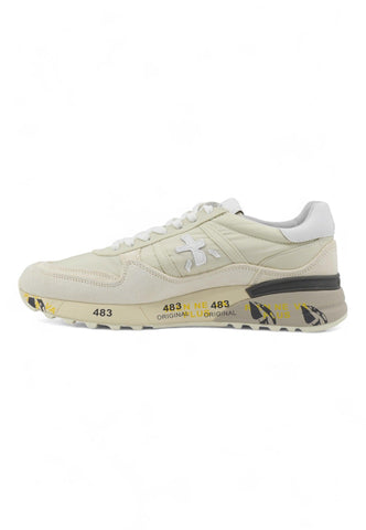 PREMIATA Sneaker Uomo Cream Grey LANDECK-6136 - Sandrini Calzature e Abbigliamento