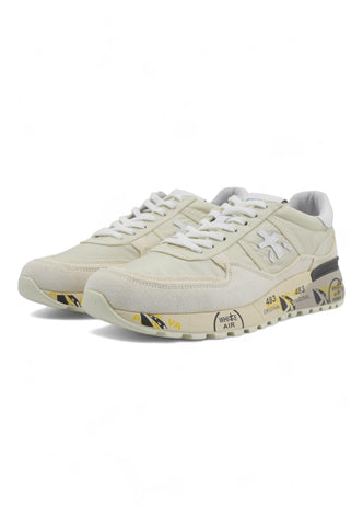 PREMIATA Sneaker Uomo Cream Grey LANDECK-6136 - Sandrini Calzature e Abbigliamento