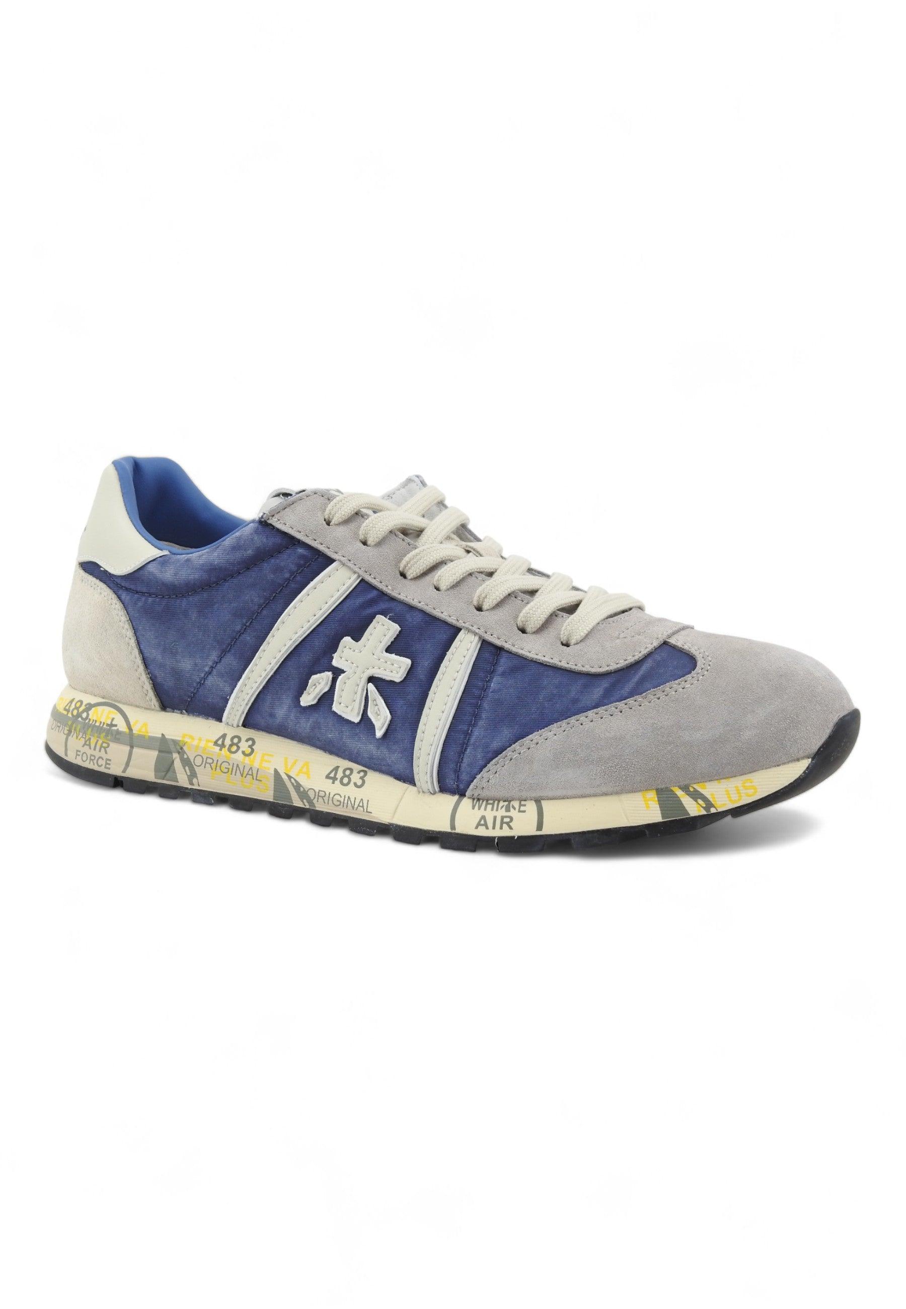 PREMIATA Sneaker Uomo Grey Blue LUCY-6176 - Sandrini Calzature e Abbigliamento