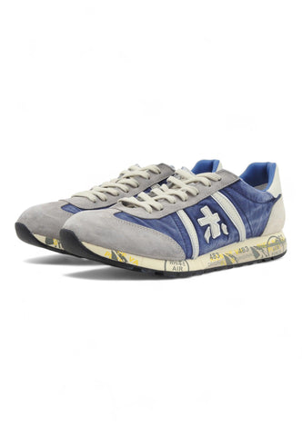 PREMIATA Sneaker Uomo Grey Blue LUCY-6176 - Sandrini Calzature e Abbigliamento