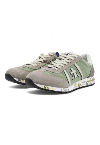 PREMIATA Sneaker Uomo Grey Green LUCY-6602 - Sandrini Calzature e Abbigliamento