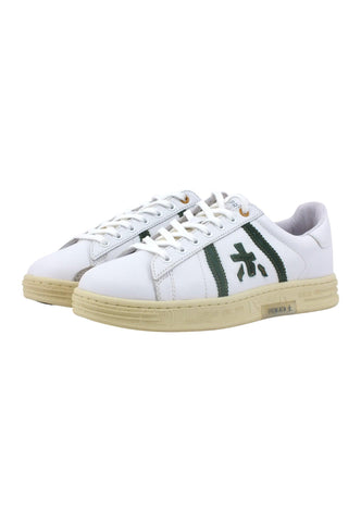 PREMIATA Sneaker Uomo White Green RUSSELL-6432 - Sandrini Calzature e Abbigliamento