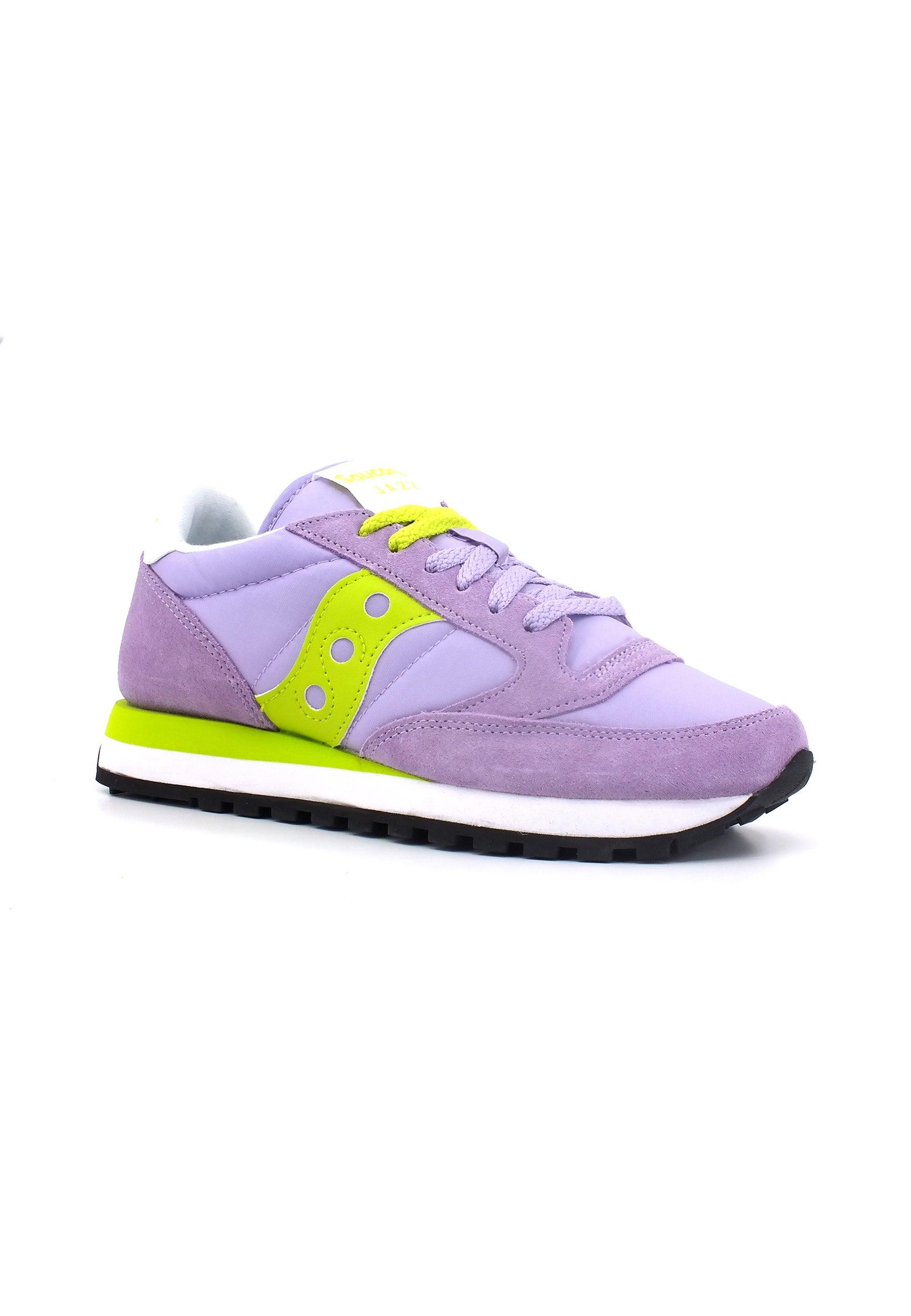 SAUCONY Jazz Original Sneaker Donna Violet Lime S1044-671 - Sandrini Calzature e Abbigliamento