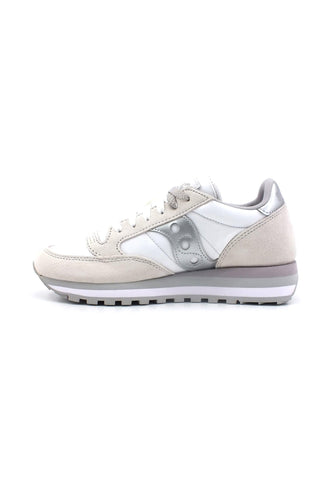 SAUCONY Jazz Triple Sneaker Donna White Silver S60530-16 - Sandrini Calzature e Abbigliamento