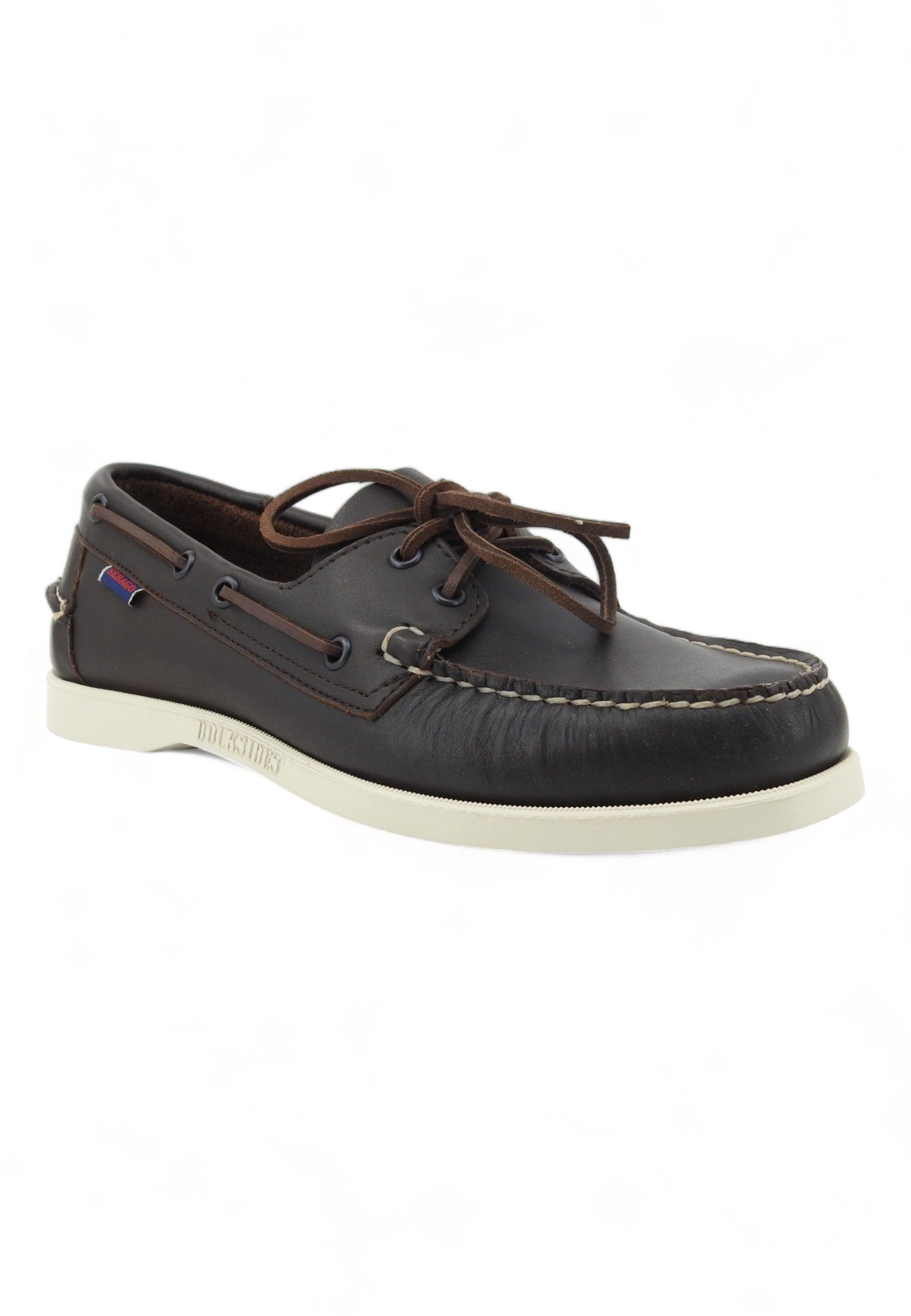 SEBAGO Docksides Mocassino Uomo Dark Brown 7000H00-901 - Sandrini Calzature e Abbigliamento