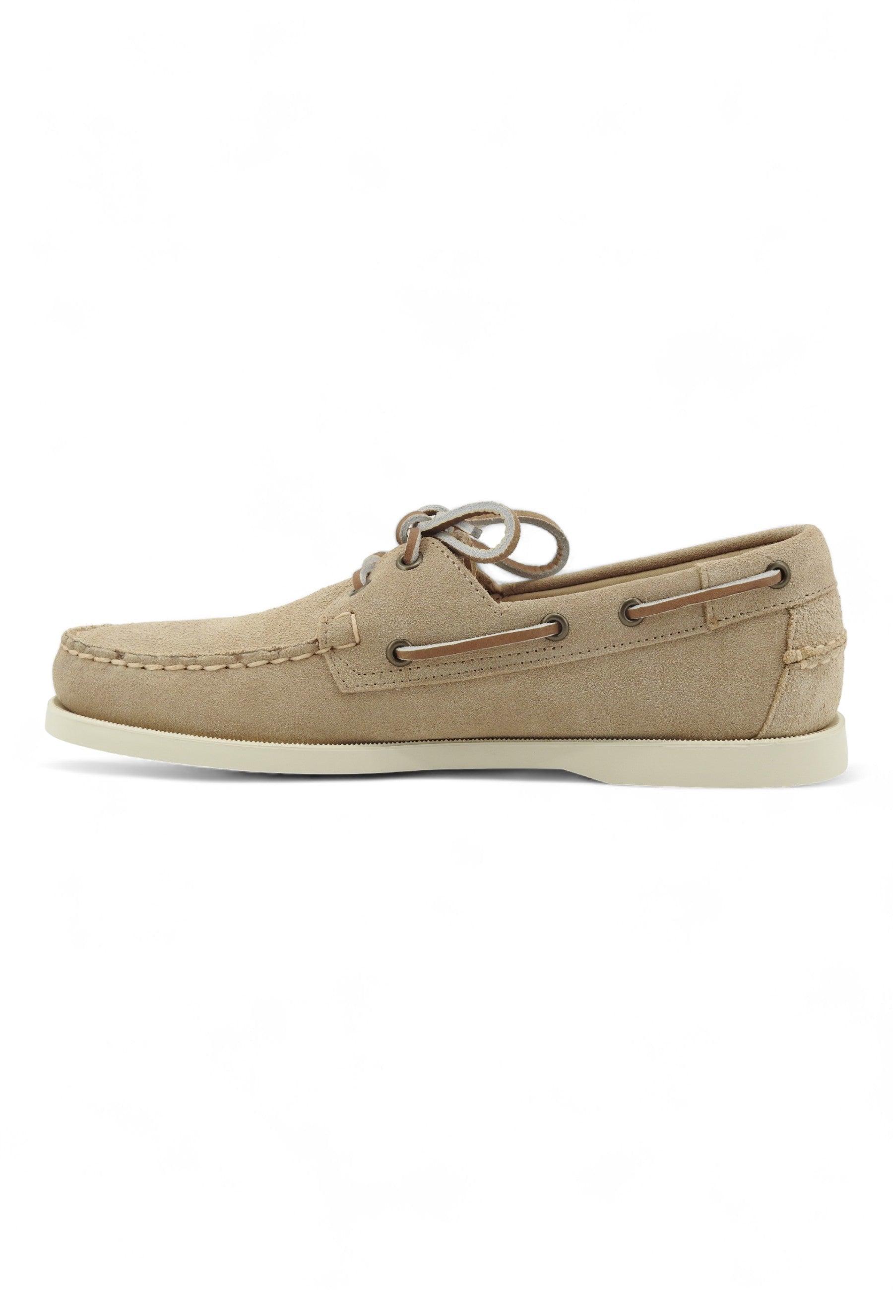 SEBAGO Mocassino Vela Uomo Beige Camel 7111PTW-906 - Sandrini Calzature e Abbigliamento