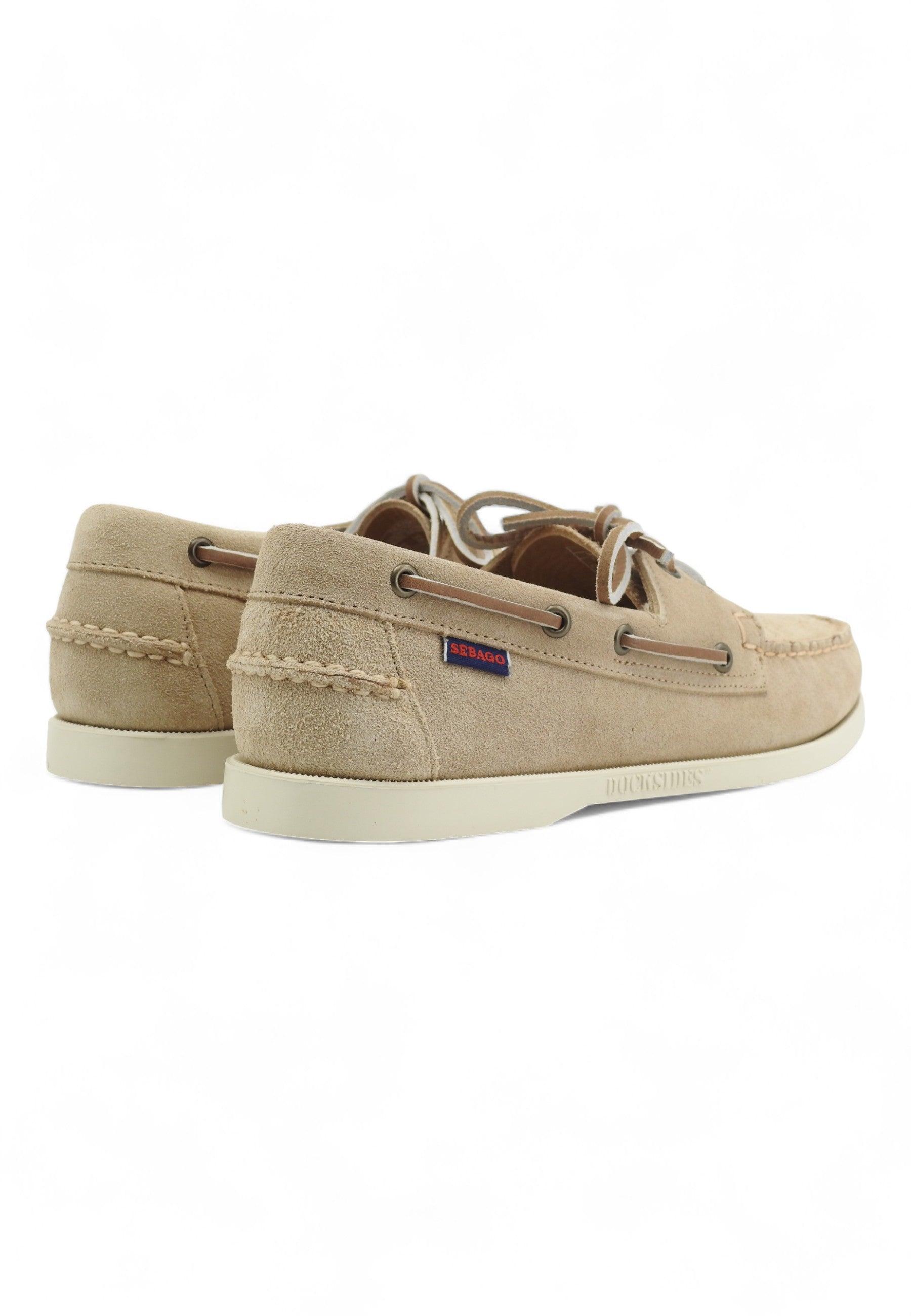 SEBAGO Mocassino Vela Uomo Beige Camel 7111PTW-906 - Sandrini Calzature e Abbigliamento