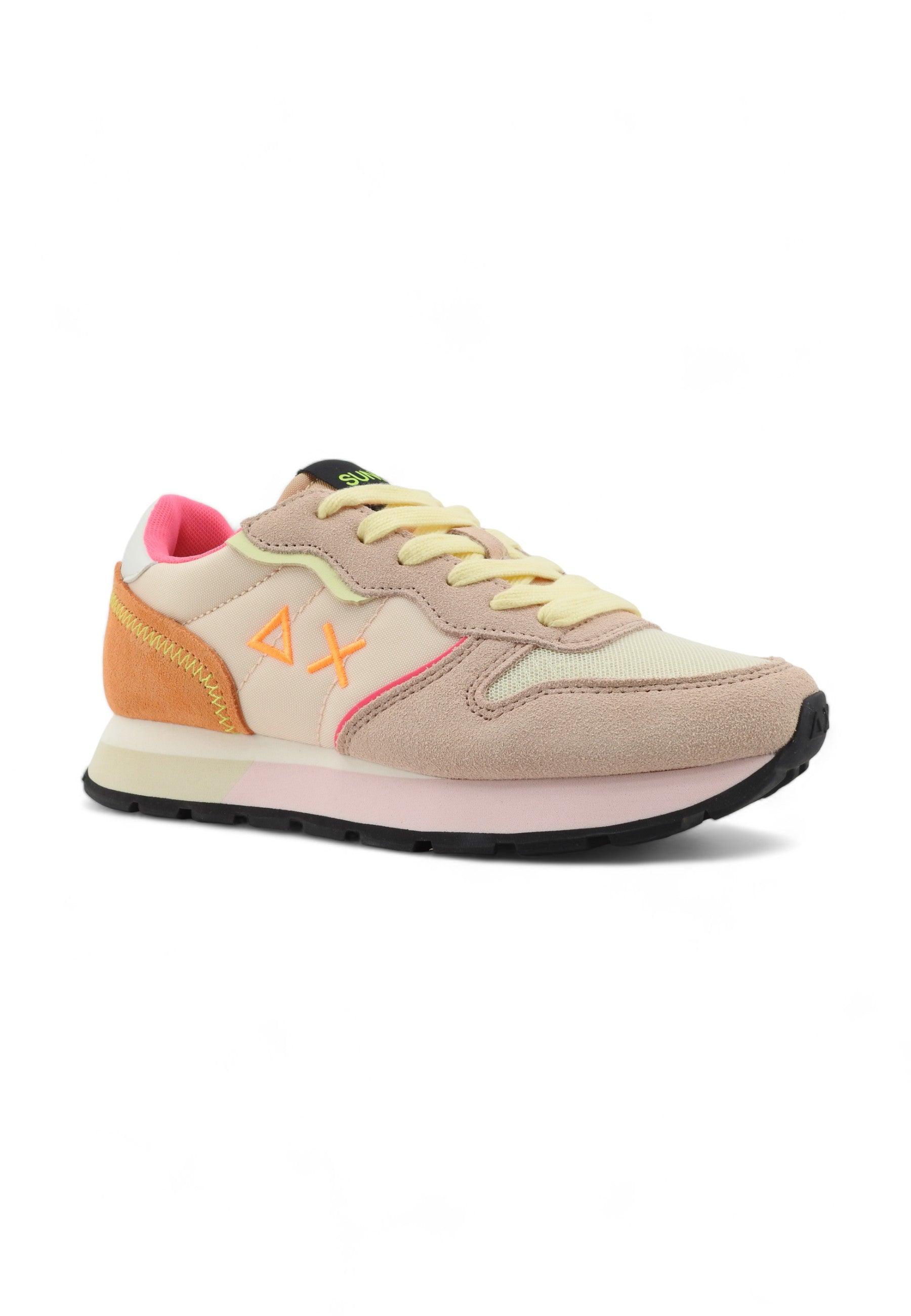 SUN68 Ally Color Explosion Sneaker Donna Porcellana Rosa Z34204 - Sandrini Calzature e Abbigliamento