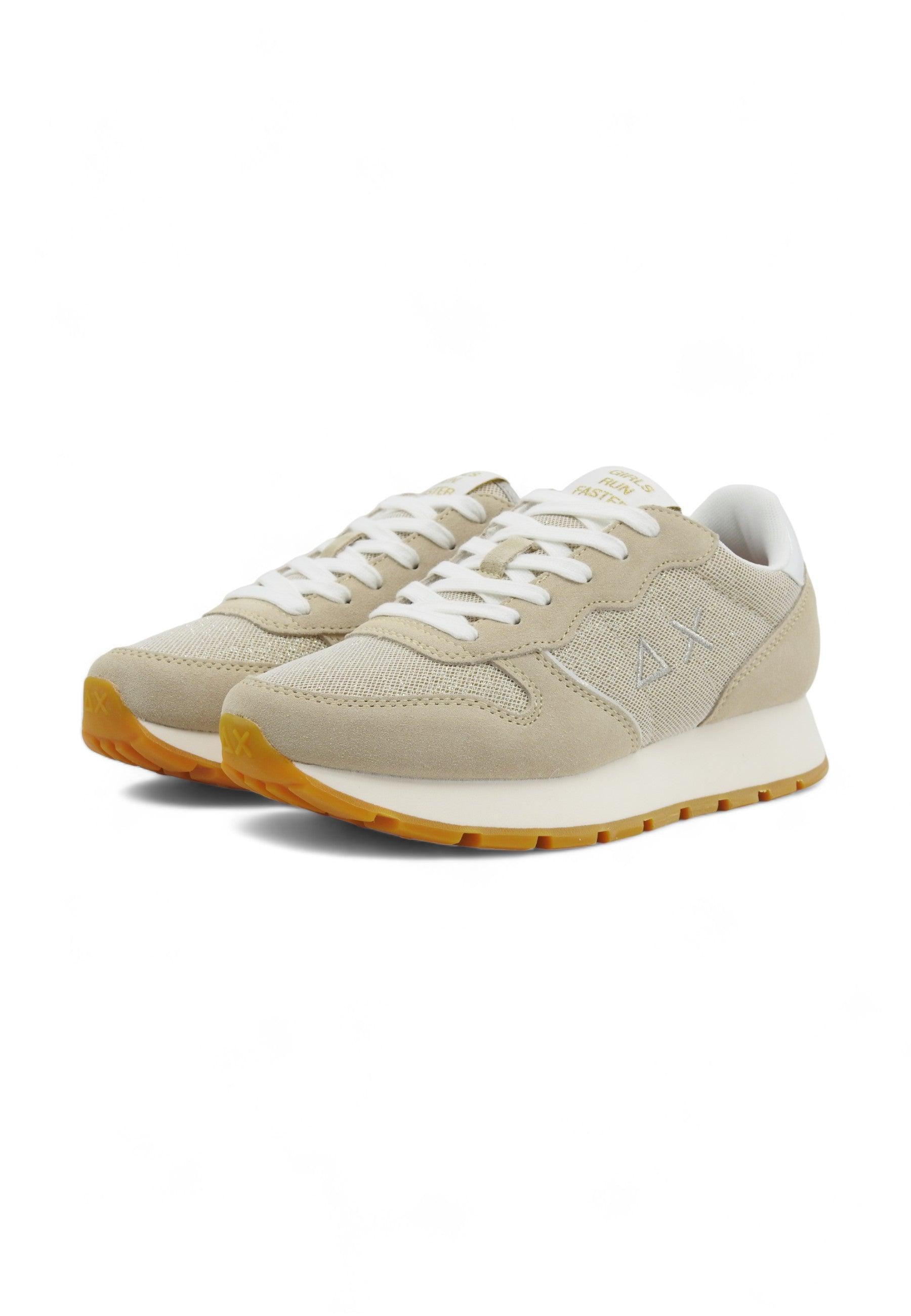 SUN68 Ally Glitter Sneaker Donna Oro Z34203 - Sandrini Calzature e Abbigliamento