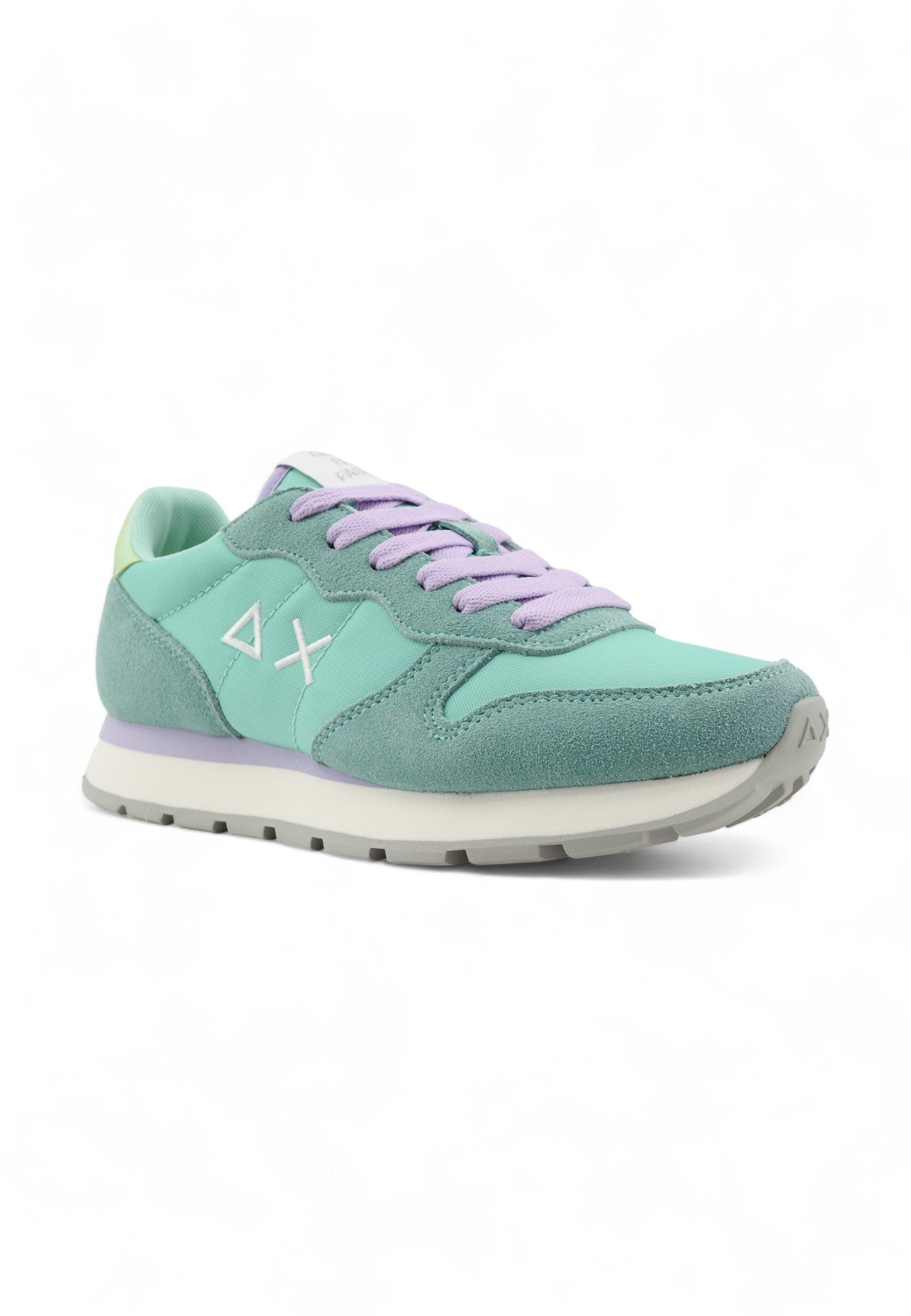 SUN68 Ally Solid Nylon Sneaker Donna Acqua Azzurro Z34201 - Sandrini Calzature e Abbigliamento