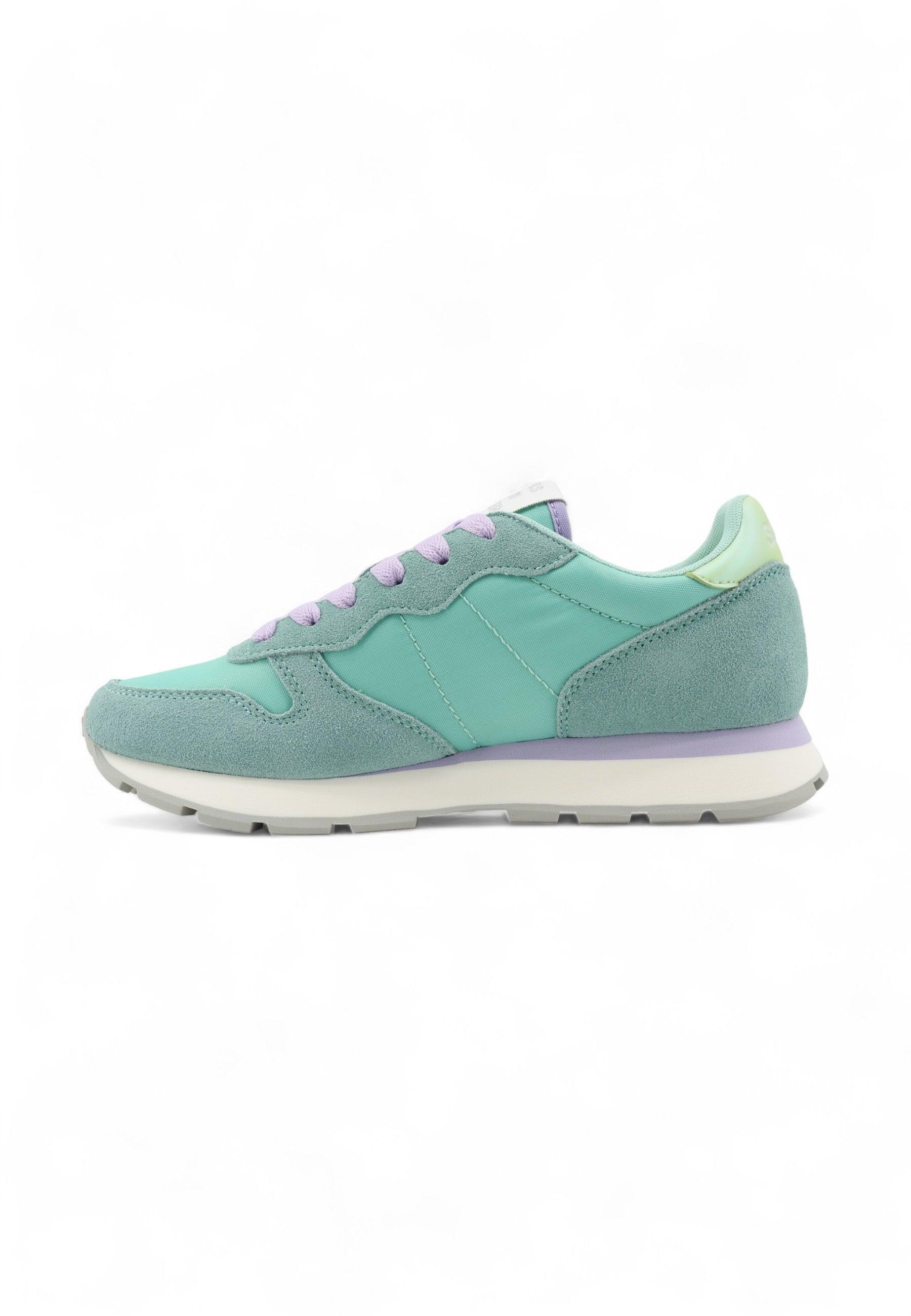 SUN68 Ally Solid Nylon Sneaker Donna Acqua Azzurro Z34201 - Sandrini Calzature e Abbigliamento