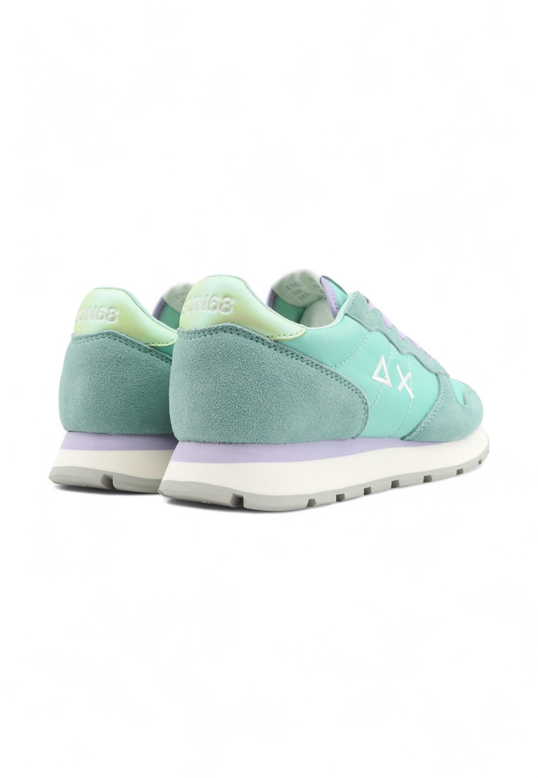 SUN68 Ally Solid Nylon Sneaker Donna Acqua Azzurro Z34201 - Sandrini Calzature e Abbigliamento