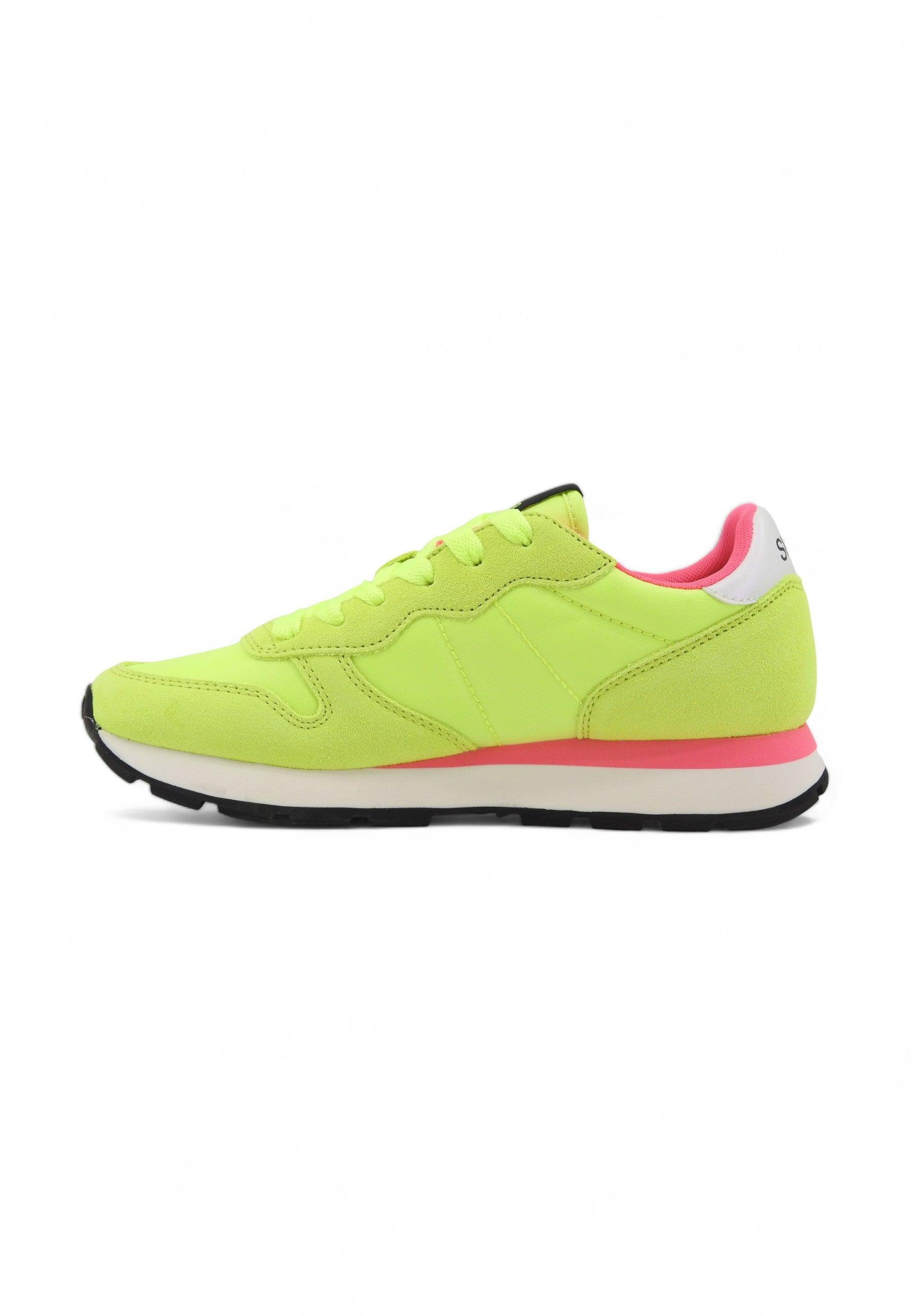 SUN68 Ally Solid Sneaker Donna Giallo Fluo Z34201 - Sandrini Calzature e Abbigliamento