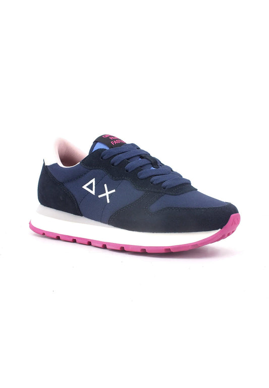 SUN68 Ally Solid Sneaker Donna Navy Blue Z43201 - Sandrini Calzature e Abbigliamento