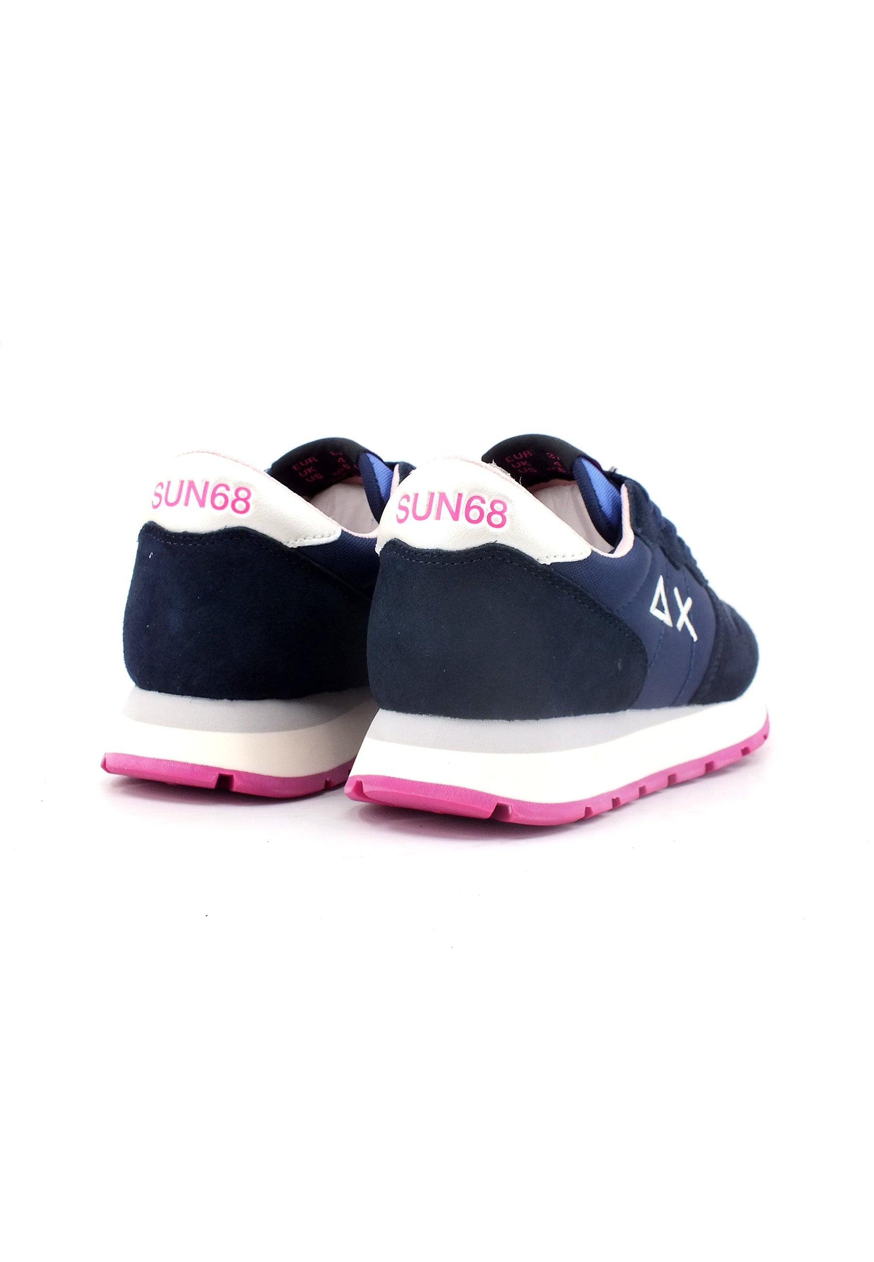 SUN68 Ally Solid Sneaker Donna Navy Blue Z43201 - Sandrini Calzature e Abbigliamento