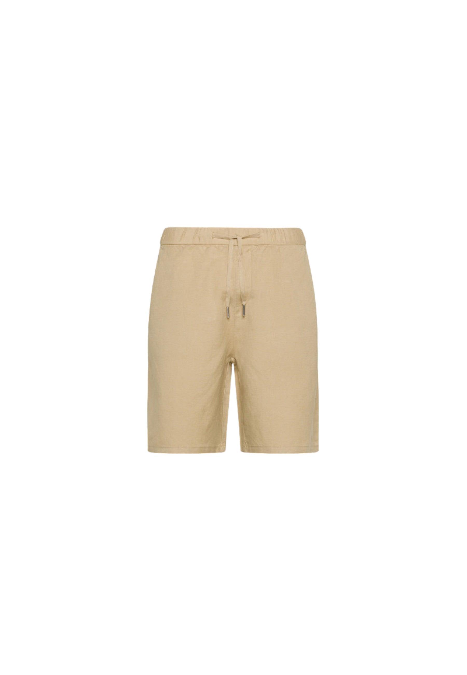 SUN68 Beachwear Pantalone Corto Bermuda Lino Beige S34124 - Sandrini Calzature e Abbigliamento