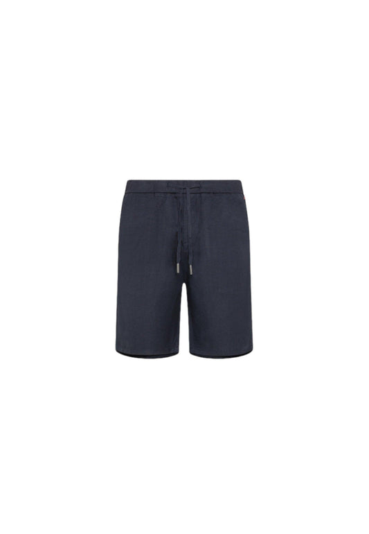 SUN68 Beachwear Pantalone Corto Bermuda Lino Blu S34124 - Sandrini Calzature e Abbigliamento