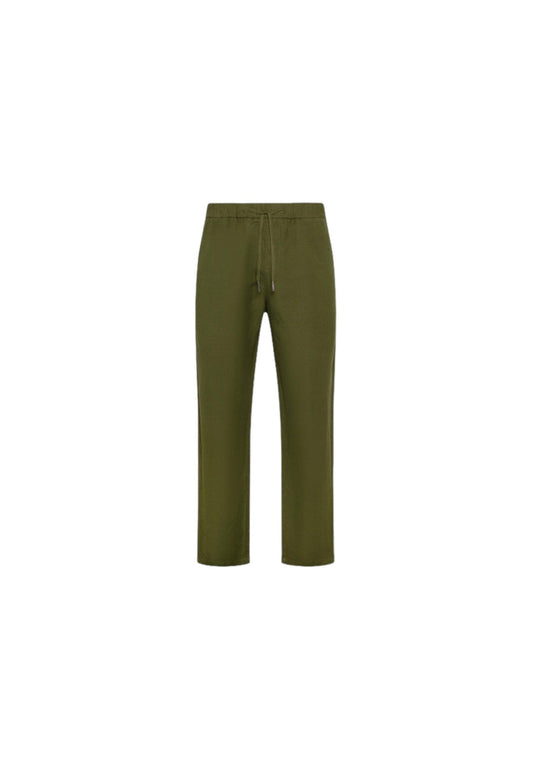 SUN68 Beachwear Pantalone Lino Verde Scuro S34125 - Sandrini Calzature e Abbigliamento