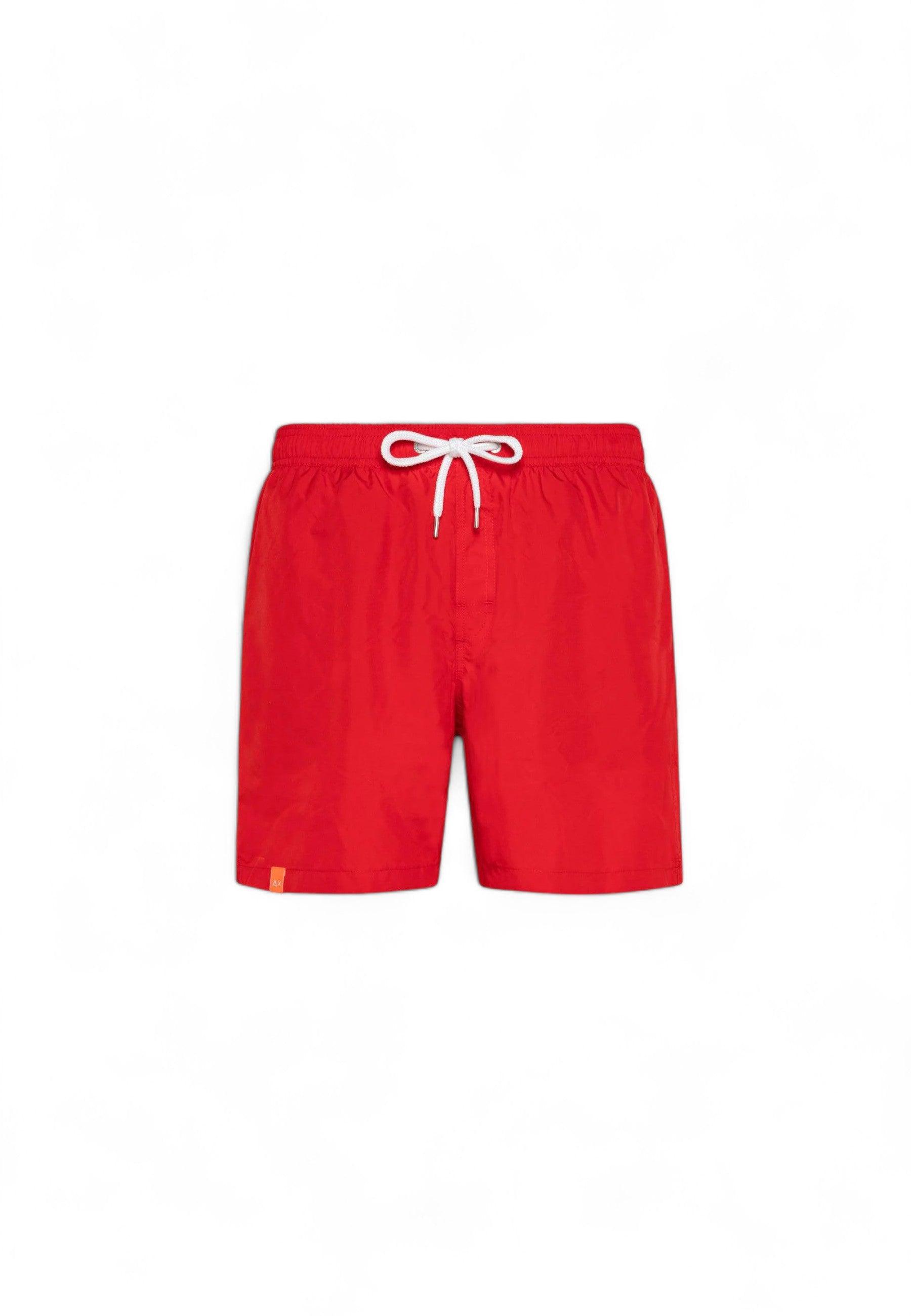 SUN68 Beachwear Swim Pant Packable Costume Rosso Fuoco H32101 - Sandrini Calzature e Abbigliamento