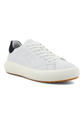 SUN68 Big Boy Classic Sneaker Uomo Bianco Navy Blue Z34138 - Sandrini Calzature e Abbigliamento