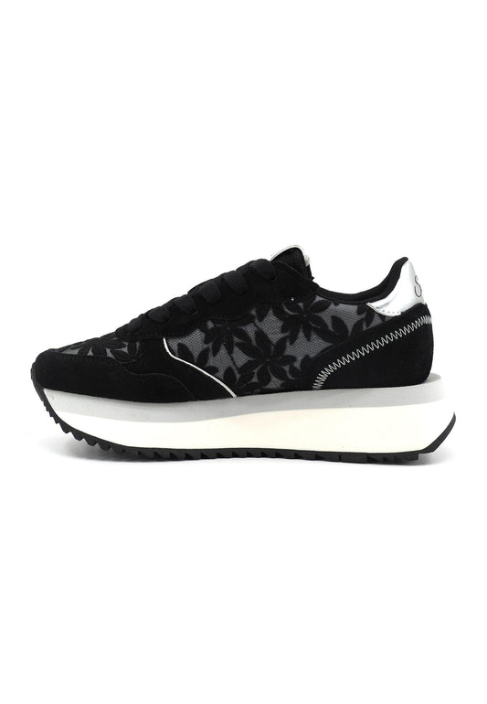 SUN68 Big Lace Sneaker Donna Nero Z34209 - Sandrini Calzature e Abbigliamento