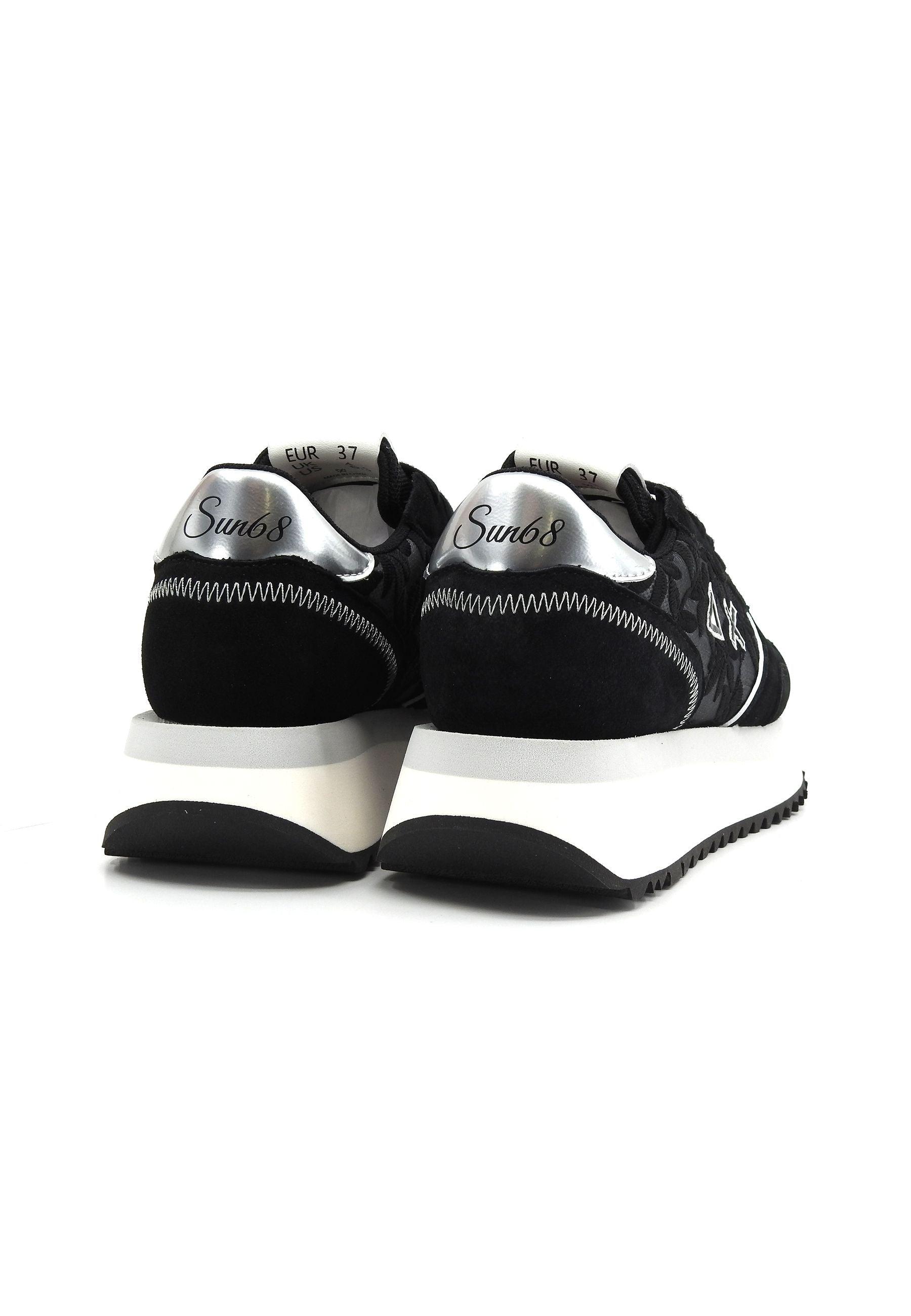 SUN68 Big Lace Sneaker Donna Nero Z34209 - Sandrini Calzature e Abbigliamento