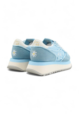 SUN68 Big Stargirl Sneaker Donna Azzurro Z34216 - Sandrini Calzature e Abbigliamento