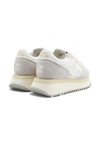 SUN68 Big Stargirl Sneaker Donna Bianco Panna Z34216 - Sandrini Calzature e Abbigliamento