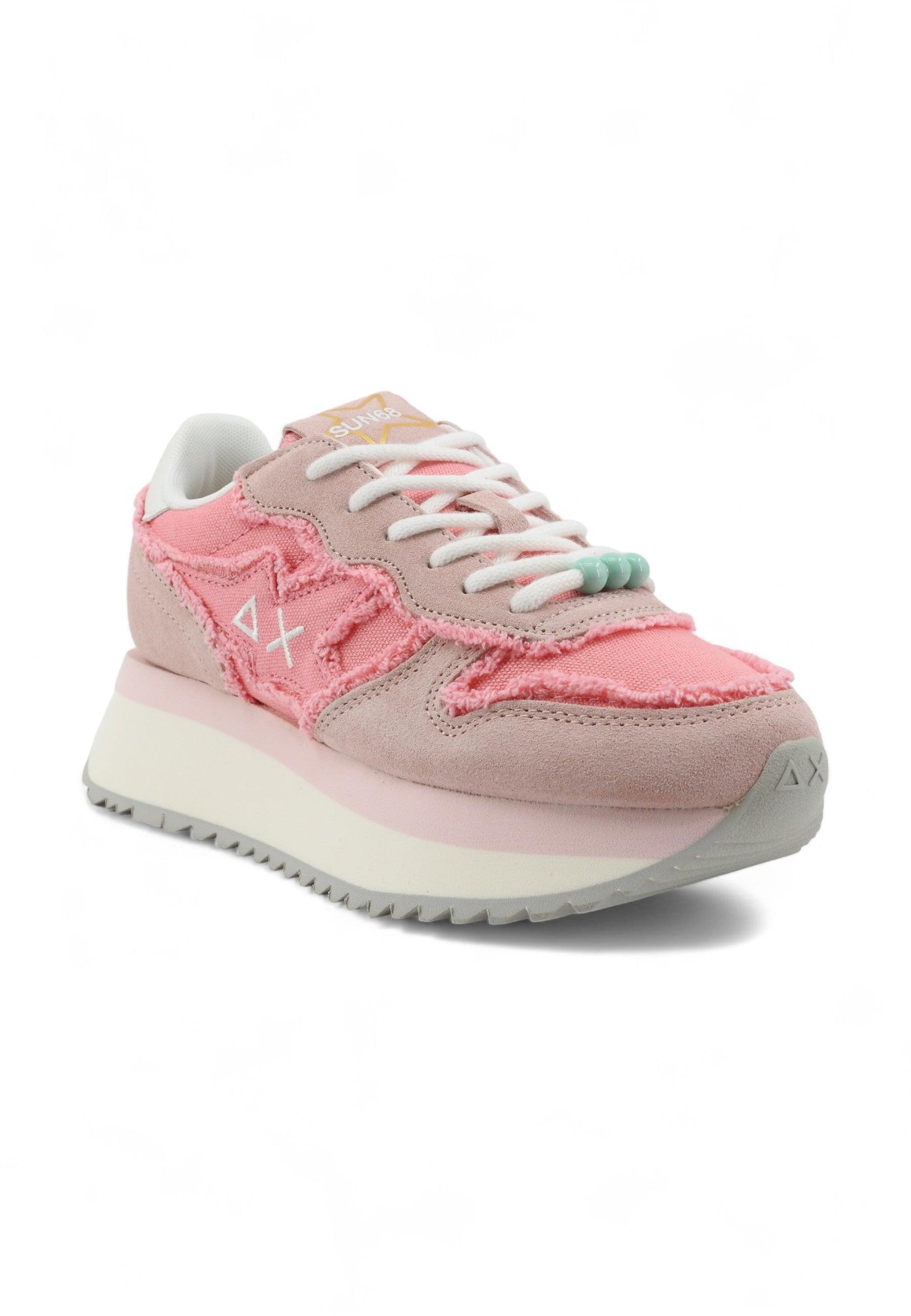 SUN68 Big Stargirl Sneaker Donna Rosa Z34216 - Sandrini Calzature e Abbigliamento