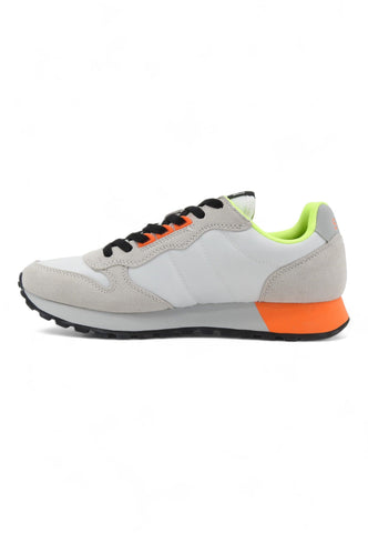 SUN68 Jaki Fluo Sneaker Uomo Bianco Z34113 - Sandrini Calzature e Abbigliamento