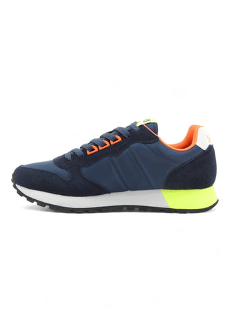 SUN68 Jaki Fluo Sneaker Uomo Navy Blue Z34113 - Sandrini Calzature e Abbigliamento