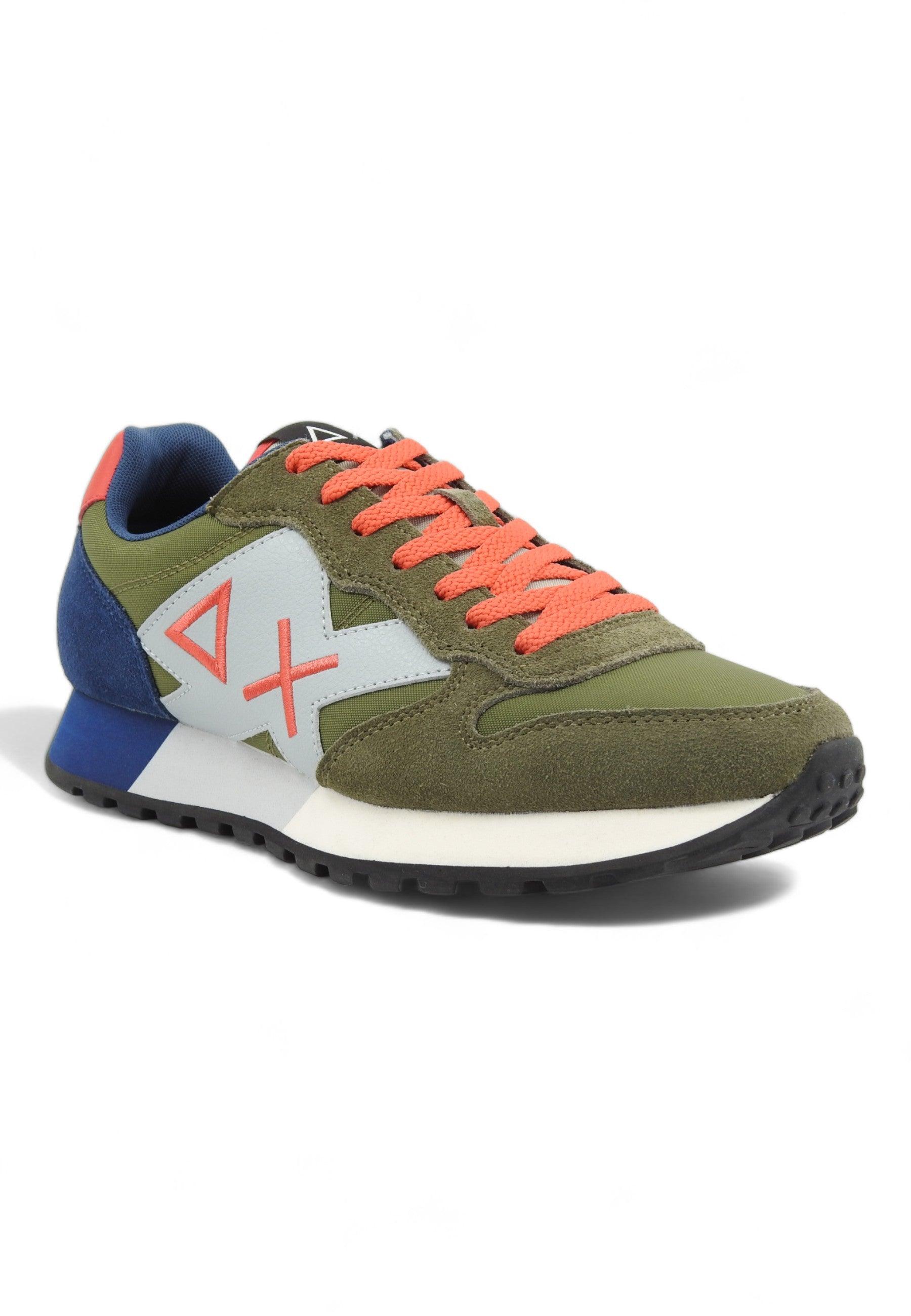 SUN68 Jaki Solid Sneaker Uomo Militare Verde Z34111 - Sandrini Calzature e Abbigliamento