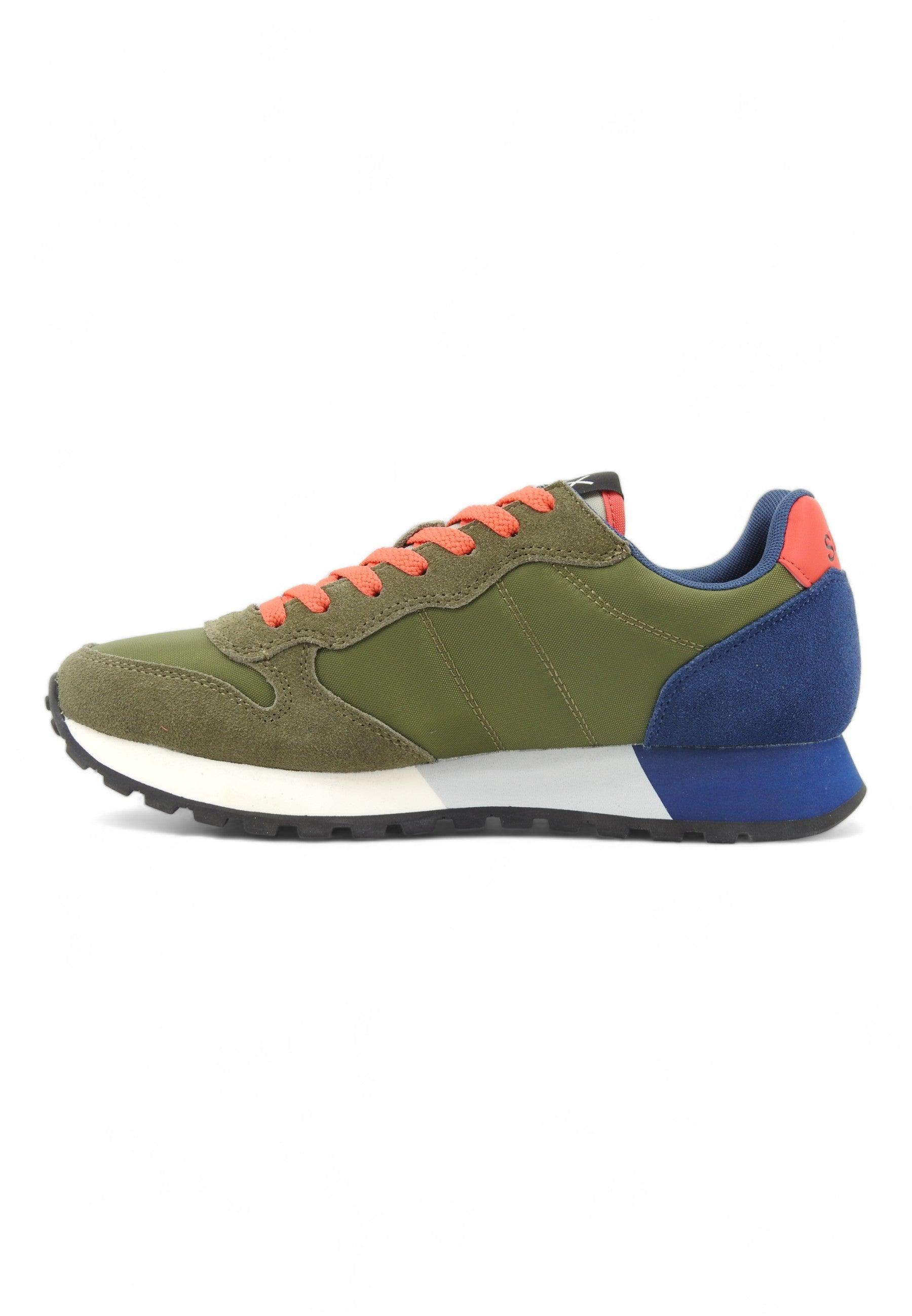 SUN68 Jaki Solid Sneaker Uomo Militare Verde Z34111 - Sandrini Calzature e Abbigliamento