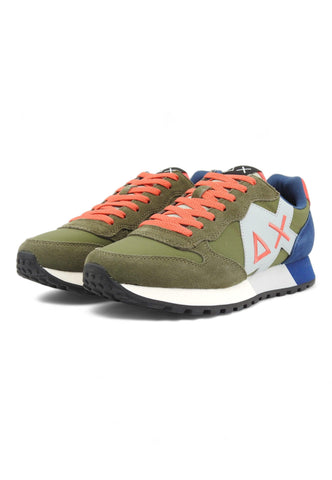 SUN68 Jaki Solid Sneaker Uomo Militare Verde Z34111 - Sandrini Calzature e Abbigliamento