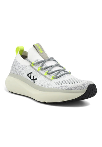 SUN68 Jupiter Knit Sneaker Uomo Bianco Z34127 - Sandrini Calzature e Abbigliamento