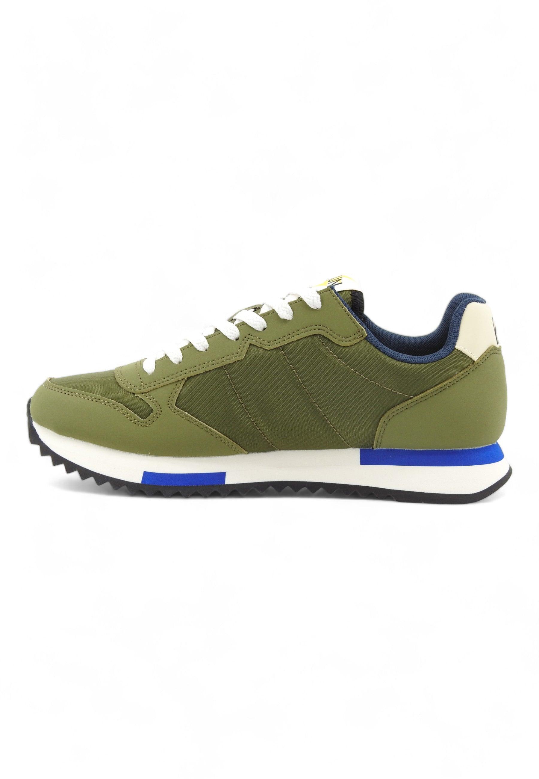 SUN68 Niki Solid Sneaker Uomo Militare Verde Z34120 - Sandrini Calzature e Abbigliamento