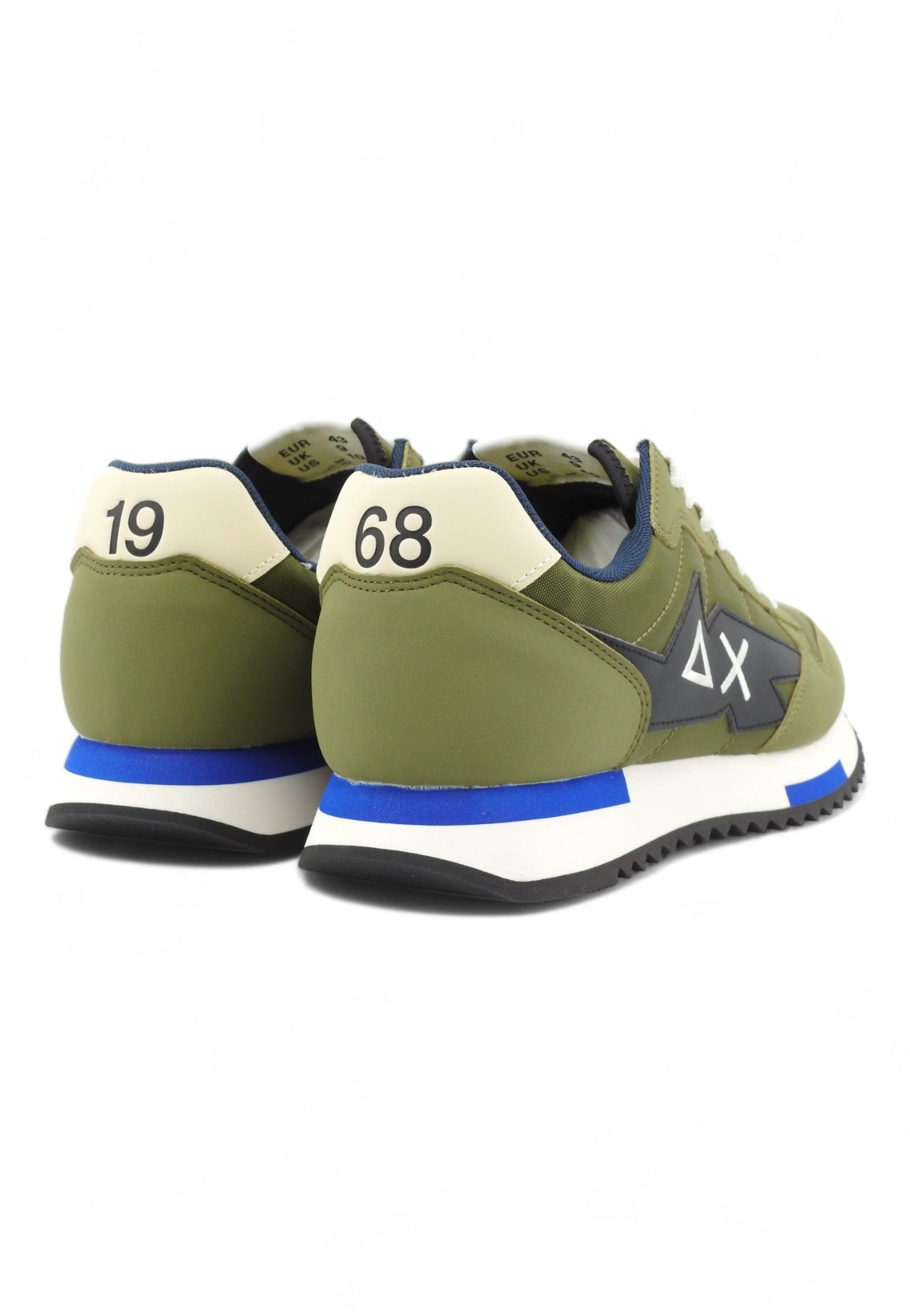 SUN68 Niki Solid Sneaker Uomo Militare Verde Z34120 - Sandrini Calzature e Abbigliamento