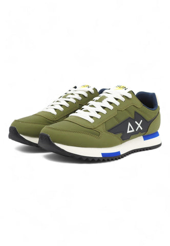 SUN68 Niki Solid Sneaker Uomo Militare Verde Z34120 - Sandrini Calzature e Abbigliamento