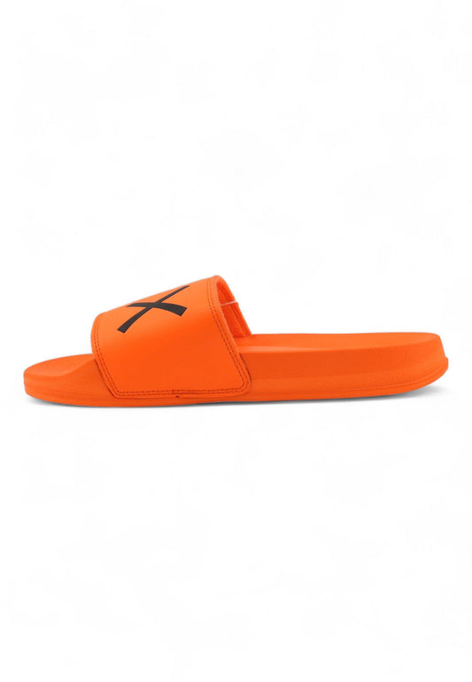 SUN68 Slippers Ciabatta Uomo Arancione Fluo X34103 - Sandrini Calzature e Abbigliamento