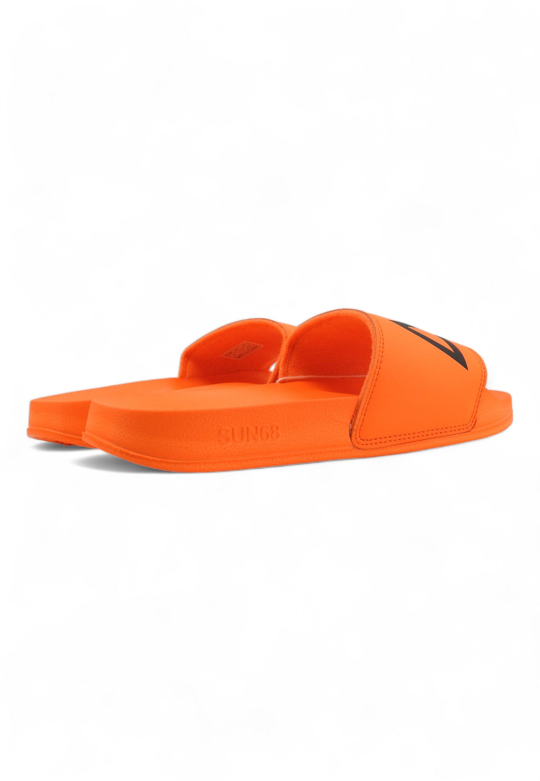 SUN68 Slippers Ciabatta Uomo Arancione Fluo X34103 - Sandrini Calzature e Abbigliamento