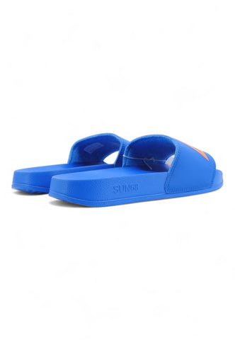 SUN68 Slippers Ciabatta Uomo Blu Royal X34103 - Sandrini Calzature e Abbigliamento