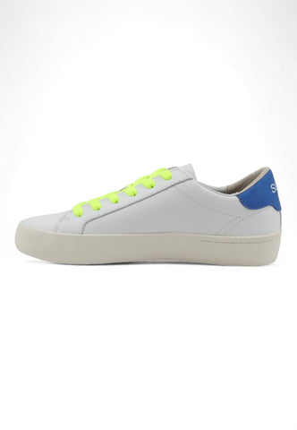 SUN68 Street Leather Sneaker Uomo Bianco Avio Z34140 - Sandrini Calzature e Abbigliamento