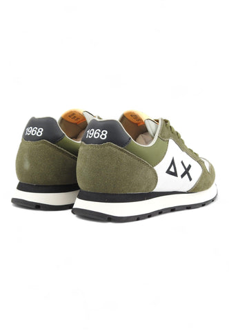 SUN68 Tom Color Sneaker Uomo Militare Verde Z34106 - Sandrini Calzature e Abbigliamento