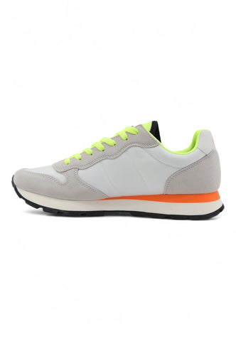 SUN68 Tom Fluo Sneaker Uomo Bianco Z34102 - Sandrini Calzature e Abbigliamento