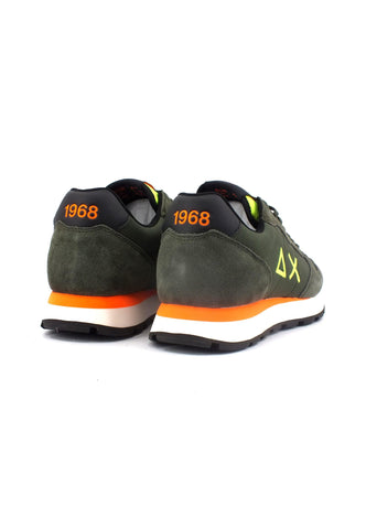 SUN68 Tom Fluo Sneaker Uomo Militare Scuro Z43102 - Sandrini Calzature e Abbigliamento