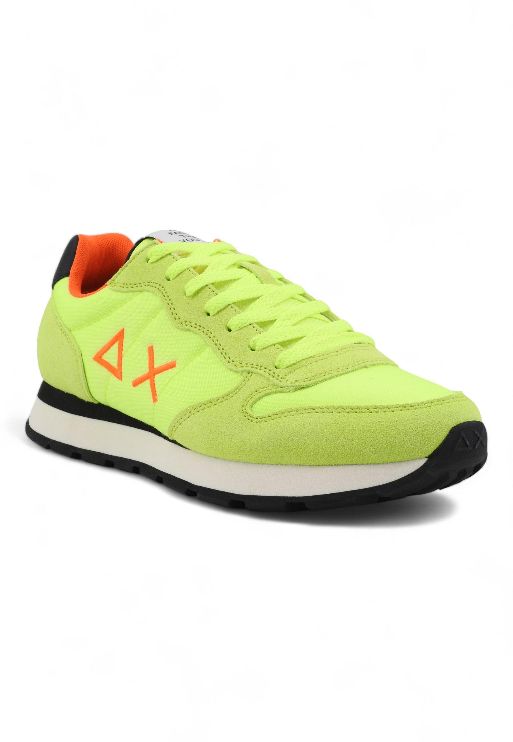 SUN68 Tom Solid Sneaker Uomo Giallo Fluo Z34101 - Sandrini Calzature e Abbigliamento