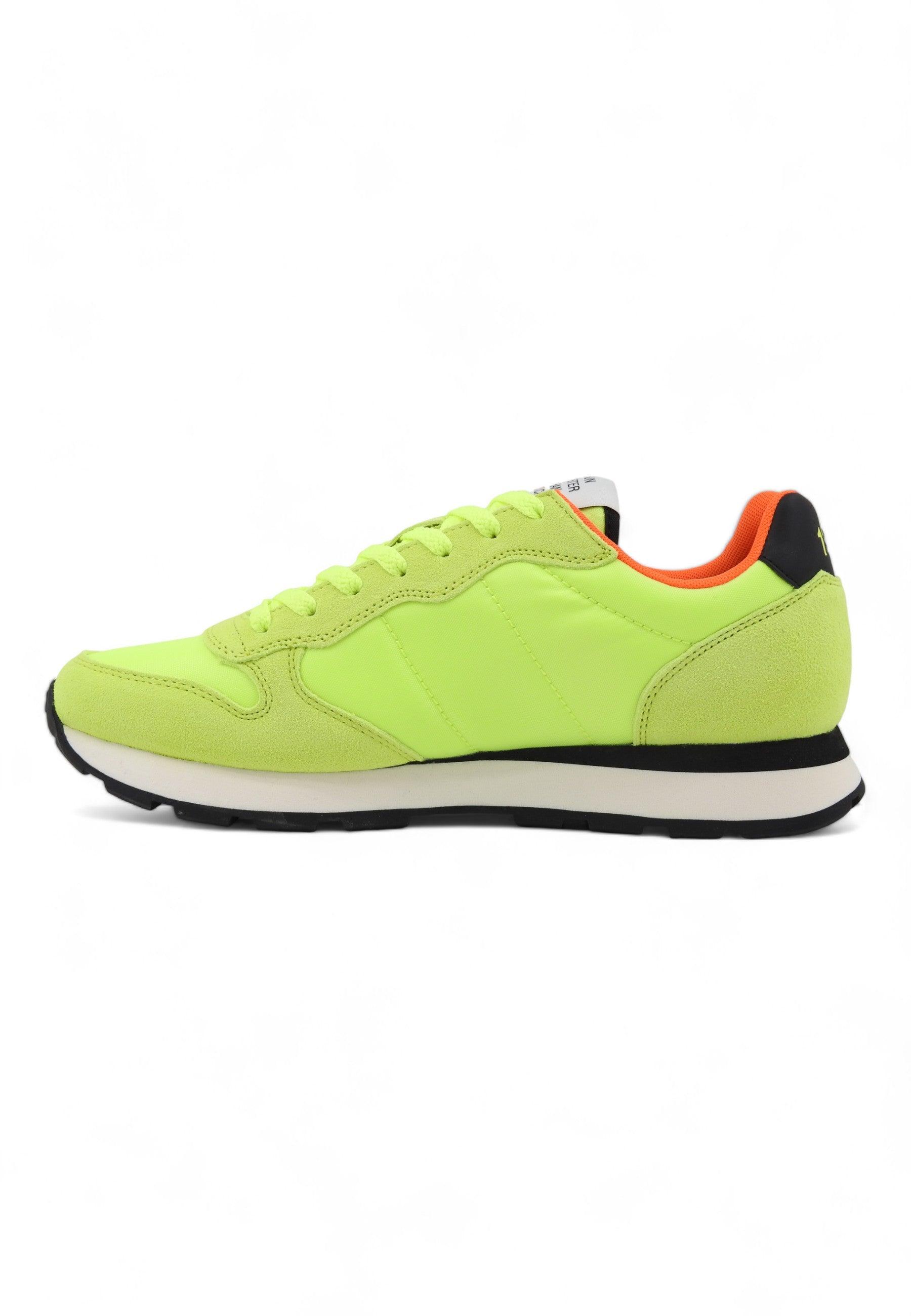 SUN68 Tom Solid Sneaker Uomo Giallo Fluo Z34101 - Sandrini Calzature e Abbigliamento